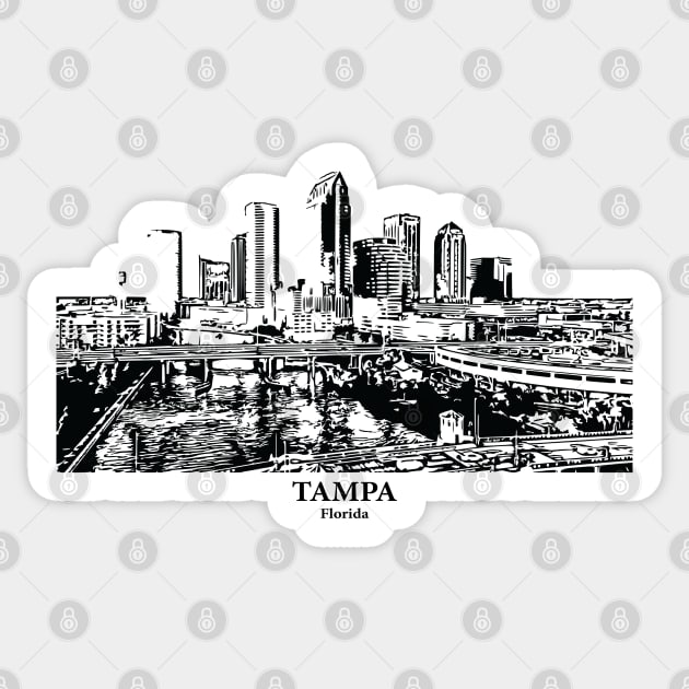 Tampa - Florida Sticker by Lakeric